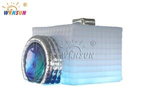 inflatable camera photo booth studio tent with led light