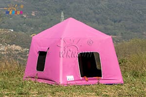 inflatable-airtight-pink-camping-tent-1