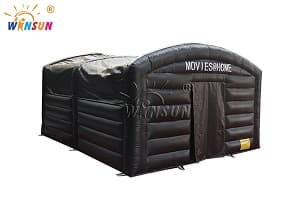 inflatable movie tent with disco lighting (1)