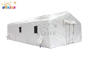 white inflatable tent 1
