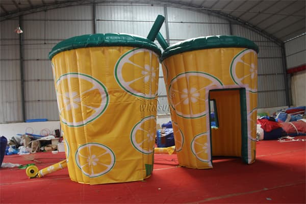 Commercial Inflatable Lemonand Event Drink Tent