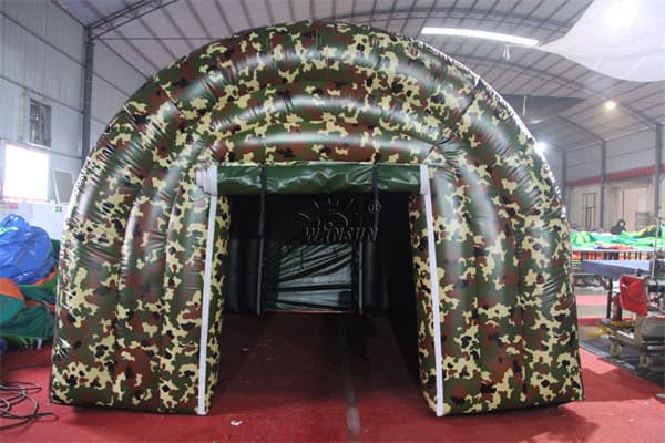 Custom Inflatable Lion Tunnel Tent For Sport Wst-102