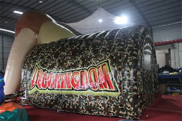 High Quality Inflatable Lion Tunnel Tent For Sport Wst-102