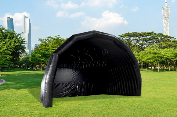 Inflatable Black Stage Cover Tent