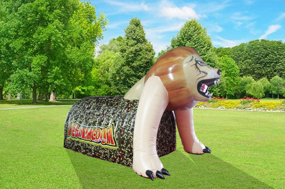 Inflatable Lion Tunnel Tent