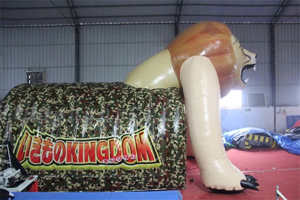 Wholesale Inflatable Lion Sport Tunnel Tent For Event Wst-102