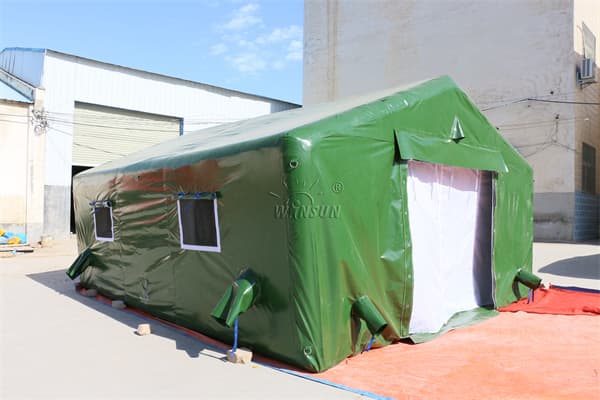 Airtight Inflatable Emergency Army Tent Wst108