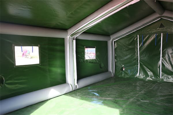 Airtight Structure Inflatale Emergency Army Tent Wst108