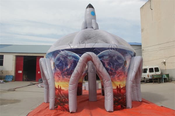 Best Price Inflatable Outer Space Rocket Tent For Party Wst-068