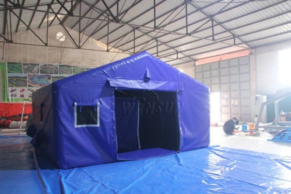 Blue Inflatable Military Tent Supplier WST-106