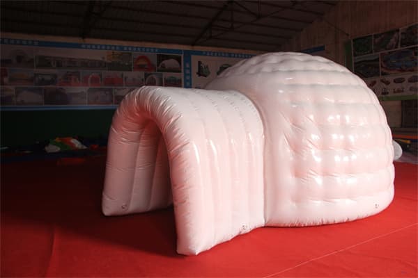 Commercial grade Inflatable Igloo Tent With Tunnel Wst-072