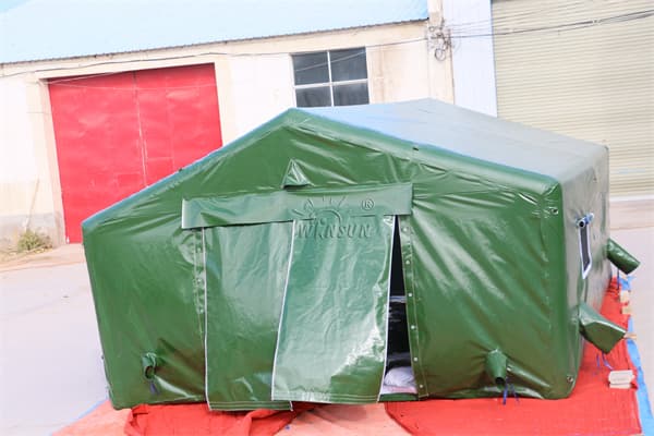 Customized Inflatable Military Tent For Energency Wst108