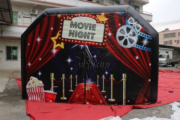 Customized Movie Night Inflatable Tent Factory WST-124