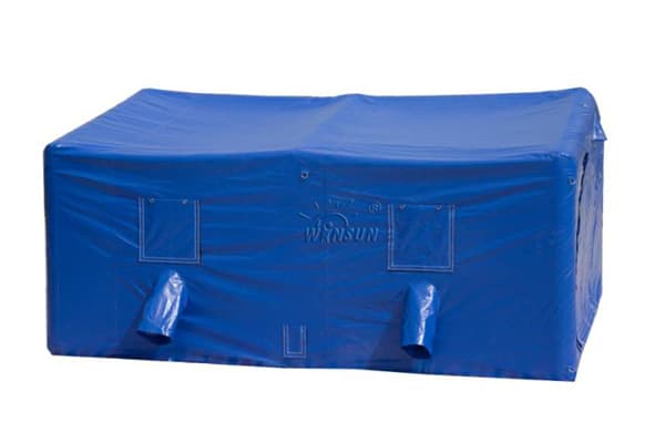 Durable Blue Inflatable Military Tent WST-093