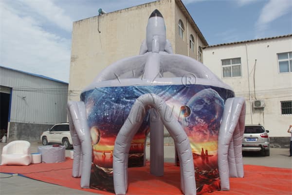 Durable Inflatable Outer Space Rocket Tent Manufacturer Wst-068