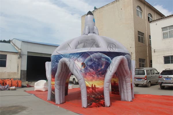 Durable Inflatable Outer Space Rocket Tent Supplier Wst-068