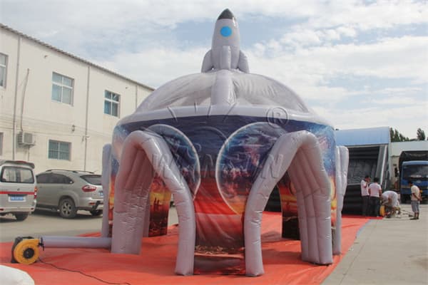 Factory Price Inflatable Outer Space Rocket Tent For Event Wst-068
