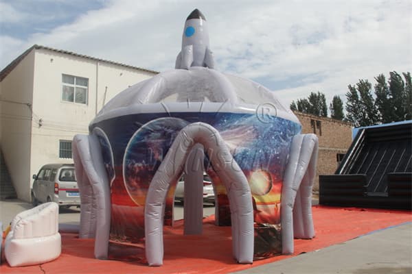 High Quality Inflatable Outer Space Rocket Tent For Promotion Wst-068