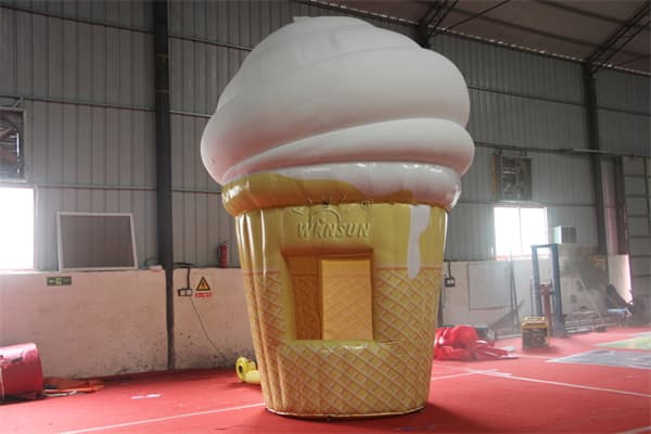 Hot Sale Inflatable Ice Cream Stand For Advertising Wst086
