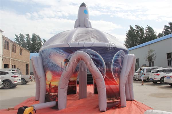 Hotsale Inflatable Outer Space Rocket Tent For Promotion Wst-068