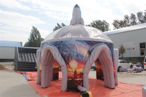 Hotsale Inflatable Outer Space Rocket Tent Supplier Wst-068