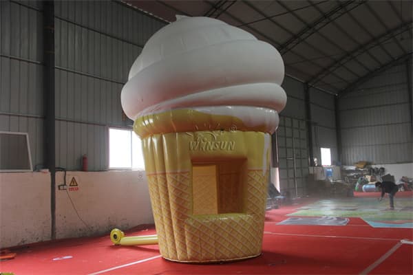 Inflatabl Ice Cream Tent Booth For Outdoor Events Wst086