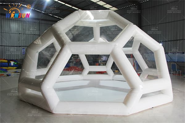 Inflatable Bubble Tent With Football Structure Wst120