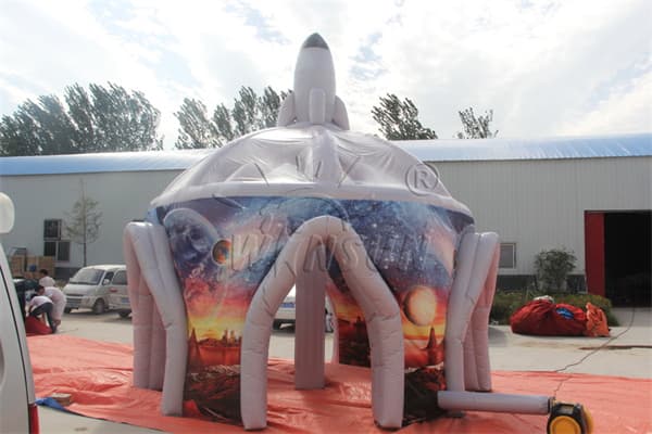 New Design Inflatable Outer Space Rocket Tent For Advertising Wst-068