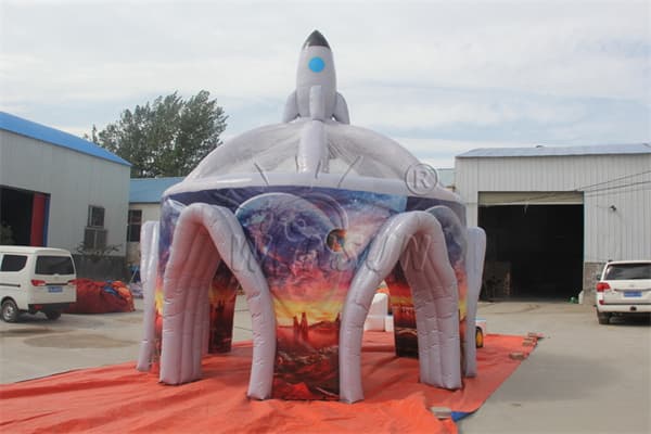 New Design Inflatable Outer Space Rocket Tent For Party Wst-068