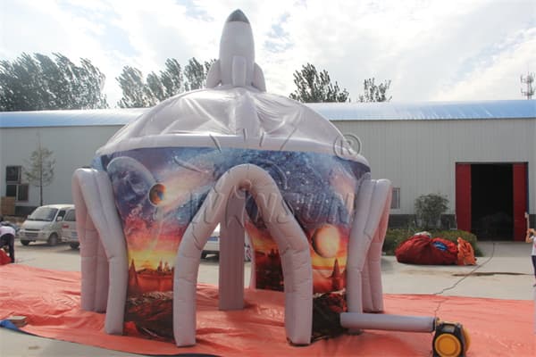 Popular Inflatable Outer Space Rocket Tent For Event Wst-068