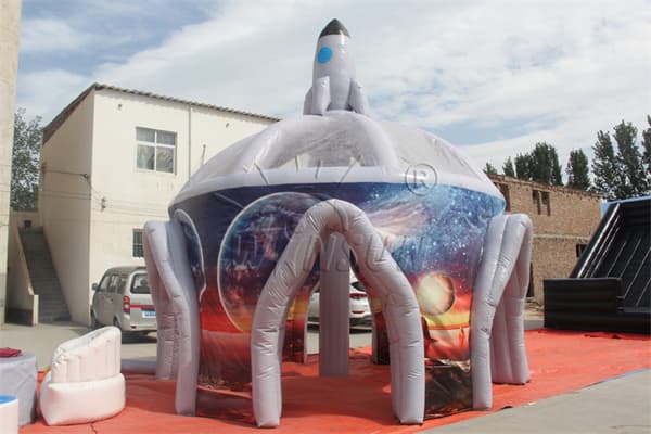 Pvc inflatable Outer Space Rocket Tent Manufacturer Wst-068