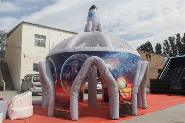 Pvc Inflatable Outer Space Rocket Tent Supplier Wst-068