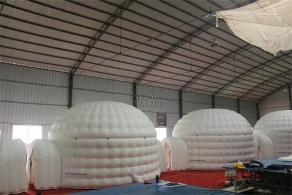 White Inflatable Igloo Dome Tent Supplier Wst098