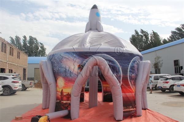 Winsun Wholesale Inflatable Outer Space Rocket Tent For Advertising Wst-068