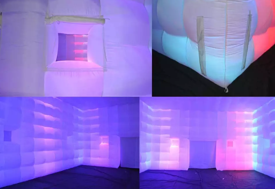 White Inflatable Wedding Tent Inflatable Cube Party Tent