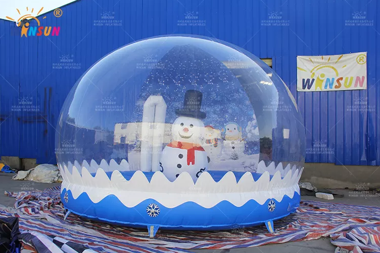 Inflatable Snowman Dome Advertising Decoration for Christmas