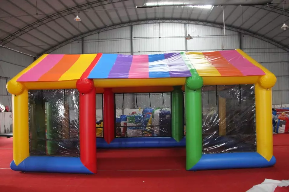 Hot Inflatable Rainbow Pavilion Tents