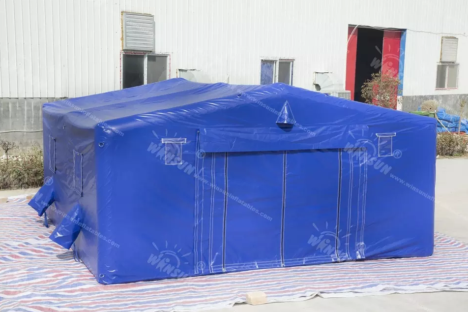 Customized camping inflatable army tent outdoor inflatable house tent for sale