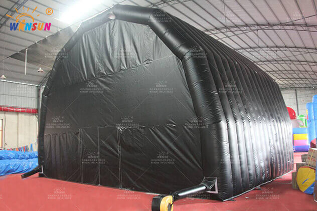 Inflatable Black Stage Cover Tent