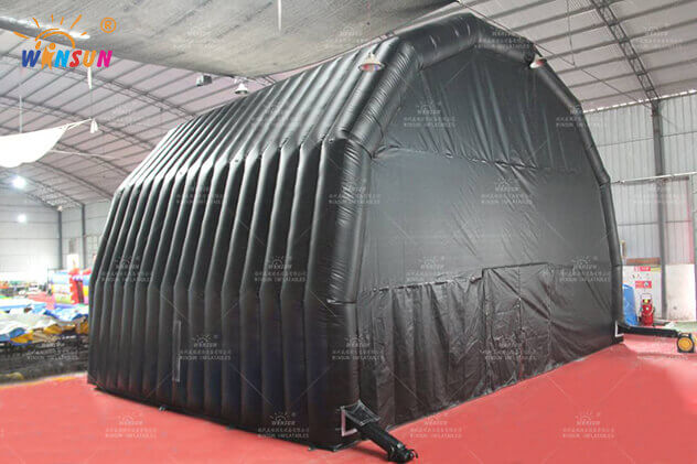 Inflatable Black Stage Cover Tent