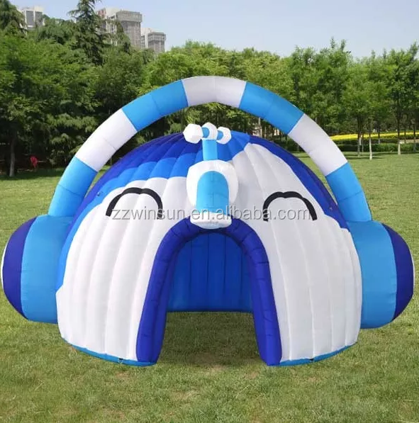 2022 Inflatable Headset Arch For Decoration At Music Festival