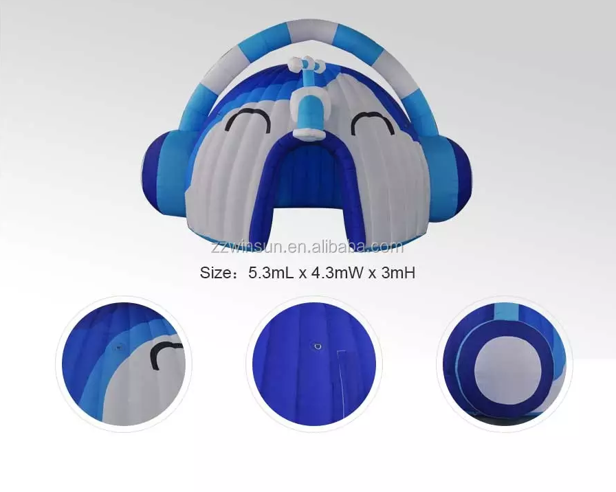 Outdoor Decoration Inflatable Earphones