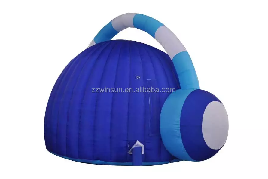 2022 Inflatable Headset Arch For Decoration At Music Festival