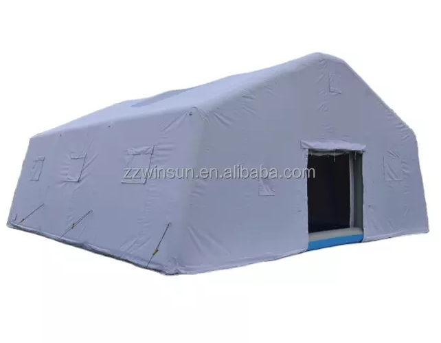 inflatable emergency relief tent