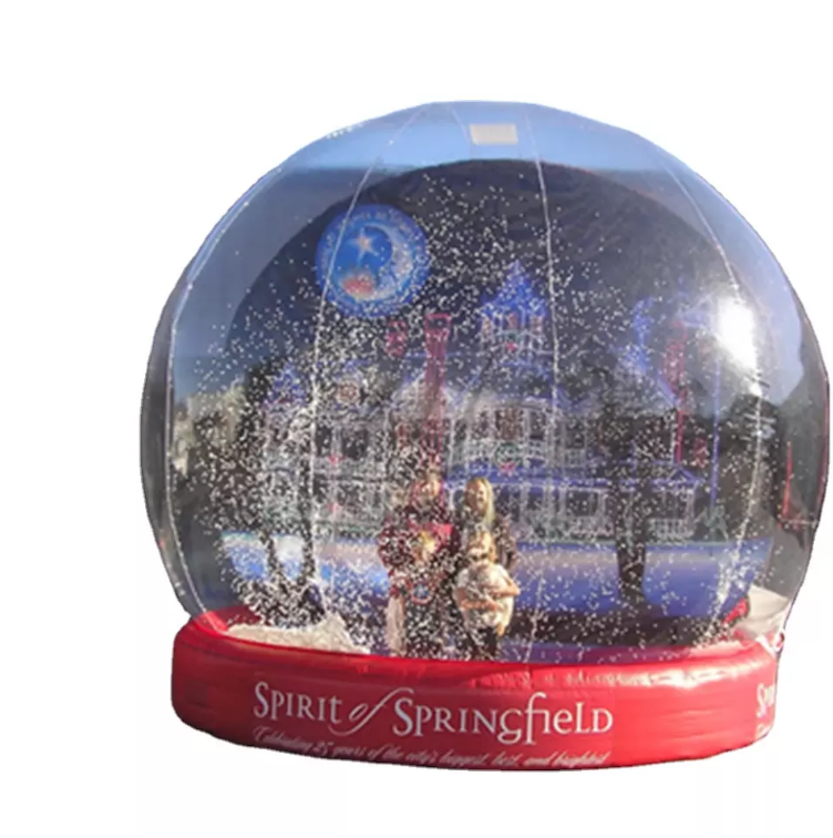 Christmas Vacation Inflatable Snow Globe Bubble Dome Tent