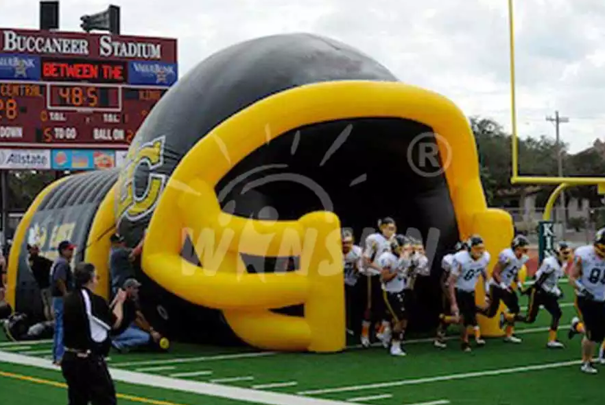 Customized Inflatable Football Helmet Tent for Entrance
