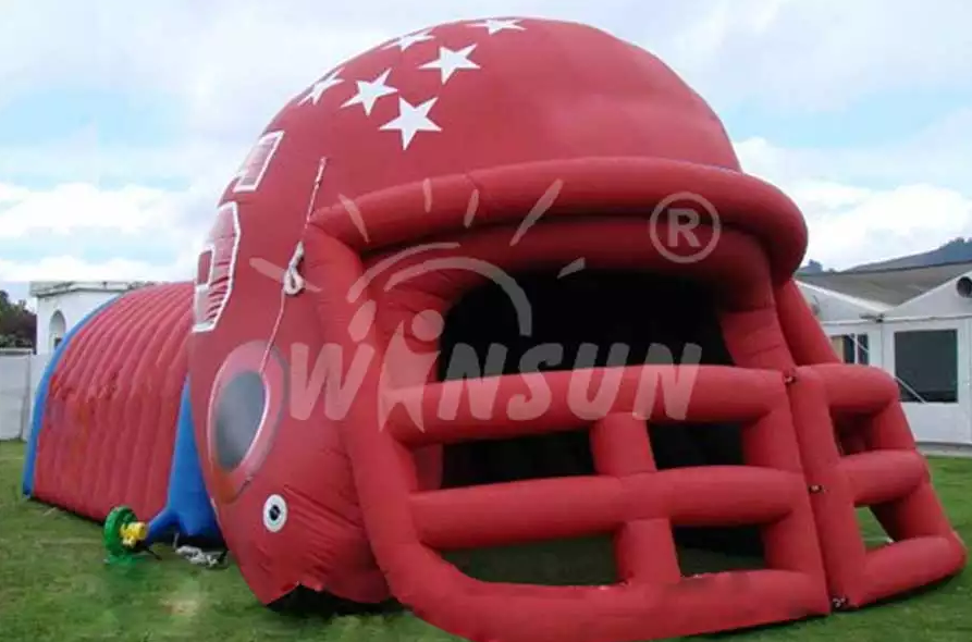 Commercial Inflatable Sport Football Helmets Tent