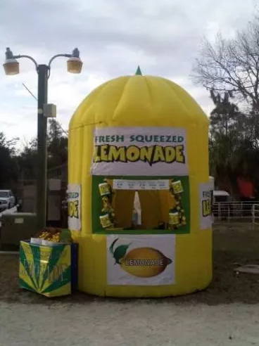Commercial Inflatable Lemonade Concession Stand Tent