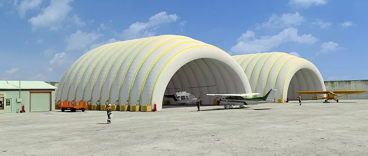 Sealed Airtight Pneumatic Hangars for Public Structure