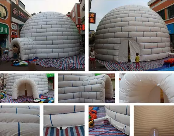 Popular Inflatable snow igloo tent for sale